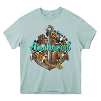 Arona anchored hebrews 6 19 Heavy Core Tee - texasbilliewilder