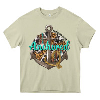 Mossy anchored hebrews 6 19 Heavy Core Tee - texasbilliewilder