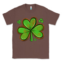Chestnut st patricks day shamrock with glitter Classic Tee - Artiststas