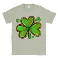 Matcha st patricks day shamrock with glitter Classic Tee - Artiststas