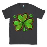 Smoke st patricks day shamrock with glitter Classic Tee - Artiststas