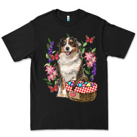 Black Easter Aussie Australian Shepherd Premium Tee - RanaPortraitStore