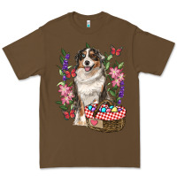 Cacao Easter Aussie Australian Shepherd Premium Tee - RanaPortraitStore