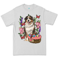 Dove Grey Easter Aussie Australian Shepherd Premium Tee - RanaPortraitStore