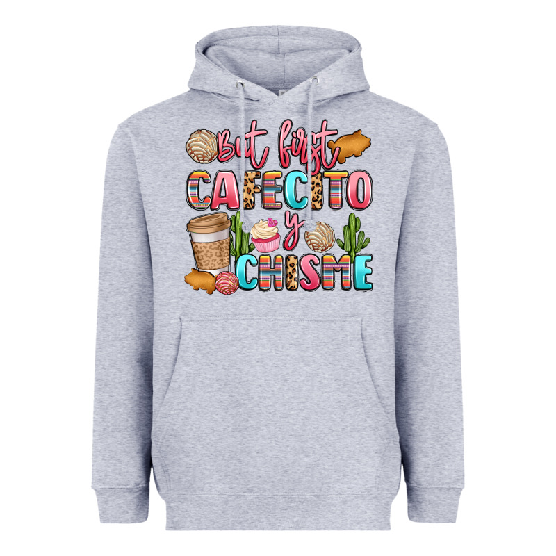 But First Cafecito Y Chisme Heavyweight Hoodie by LillyAllenDesigns | Teevron