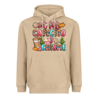 Mushroom but first cafecito y chisme Heavyweight Hoodie - LillyAllenDesigns