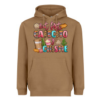 Toasted Coconut but first cafecito y chisme Heavyweight Hoodie - LillyAllenDesigns