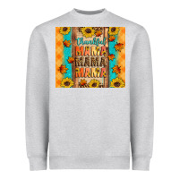 Heather Grey Thankful mama mama mama Heavyweight Sweatshirt - Artiststas