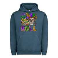 Pigment Midnight Navy let the good times roll Urban Hoodie - CowGirlArtShop