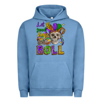 Pigment Pebble Blue let the good times roll Urban Hoodie - CowGirlArtShop