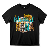 Black blessed nana with sunflowers Heavy Core Tee - texasbilliewilder