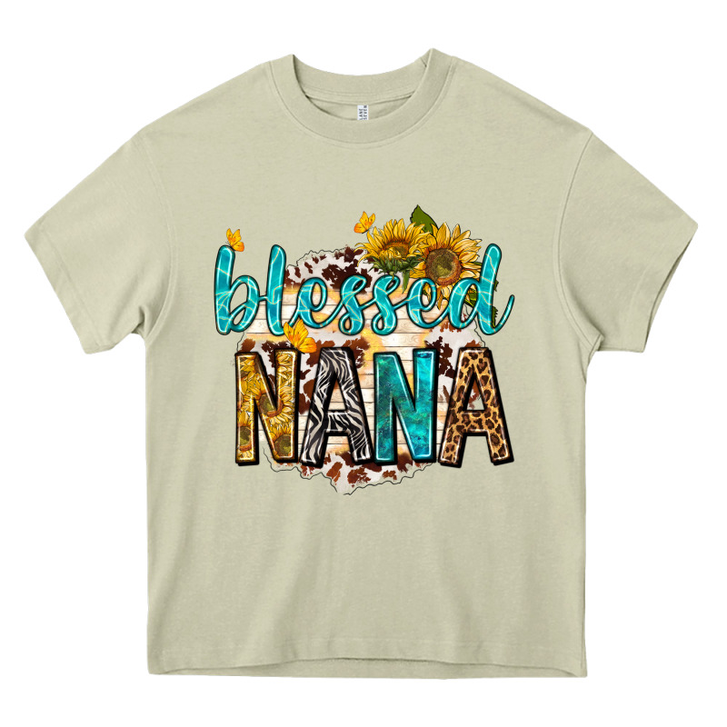 Blessed Nana With Sunflowers Heavy Core Tee by texasbilliewilder | Teevron