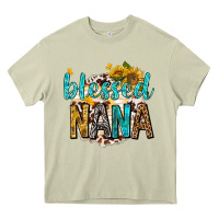 Mossy blessed nana with sunflowers Heavy Core Tee - texasbilliewilder