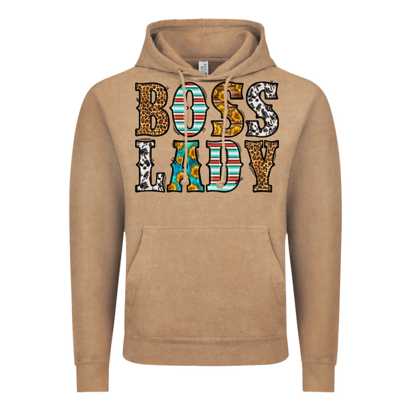Western Boss Lady Vintage Hoodie by HRA Design Shop | Teevron