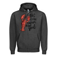 Charcoal Heather got a little cajun in my soul Zipper Hoodie - MaliasSmallBusiness