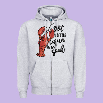Got A Little Cajun In My Soul Zipper Hoodie Designed By Maliassmallbusiness