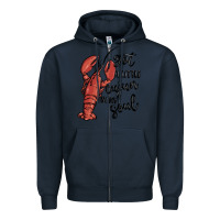 Navy got a little cajun in my soul Zipper Hoodie - MaliasSmallBusiness