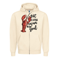 Sandshell got a little cajun in my soul Zipper Hoodie - MaliasSmallBusiness