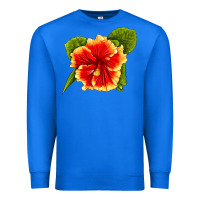 True Royal Hawaiian Hibiscus Flower Premium Sweatshirt - LillyAllenDesigns