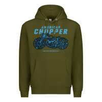 Army Green American Chopper Premium Hoodie - Bettercallsaul