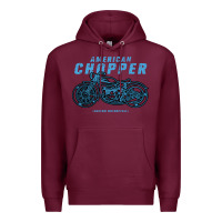 Burgundy American Chopper Premium Hoodie - Bettercallsaul