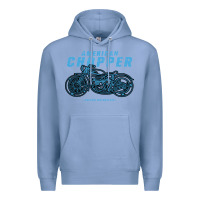 Colony Blue American Chopper Premium Hoodie - Bettercallsaul