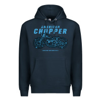Navy American Chopper Premium Hoodie - Bettercallsaul