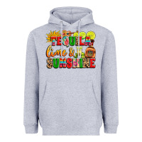 Heather Grey tequila lime and sunshine Heavyweight Hoodie - LillyAllenDesigns