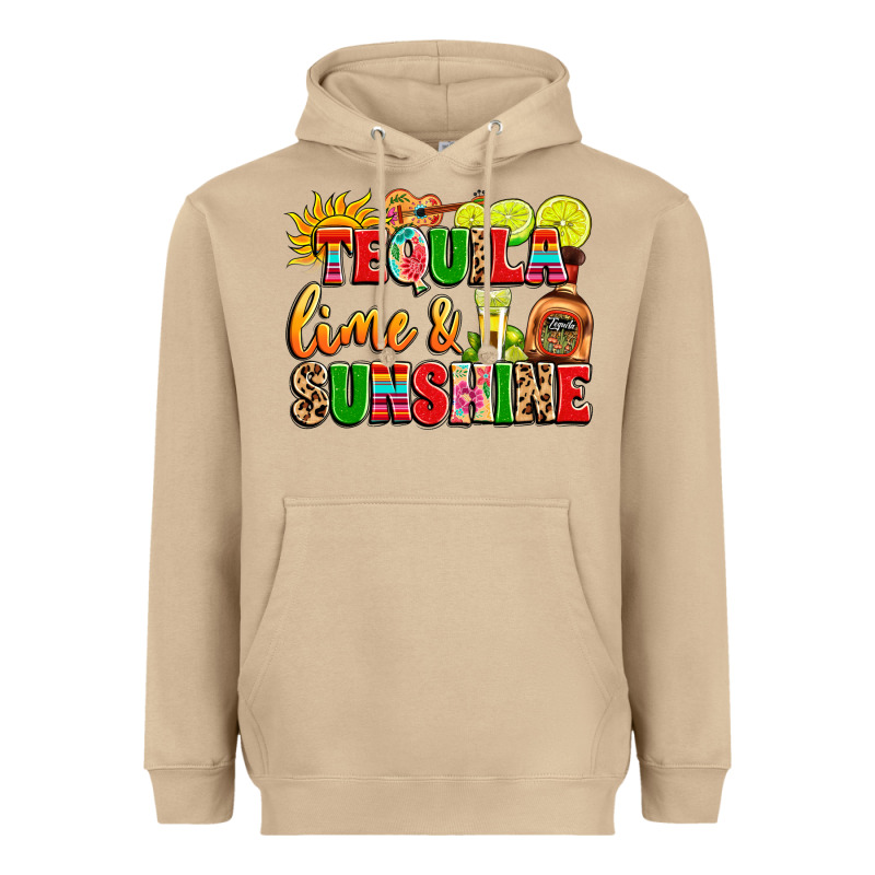 Tequila Lime And Sunshine Heavyweight Hoodie by LillyAllenDesigns | Teevron