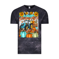 Fall Farm Tractor Air Freshener Vintage Tee | Teevron