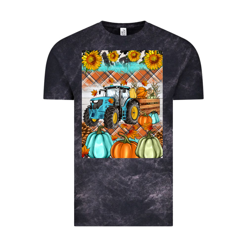 Fall Farm Tractor Air Freshener Vintage Tee by Artiststas | Teevron