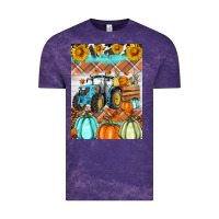 Cloud Purple fall farm tractor air freshener Vintage Tee - Artiststas