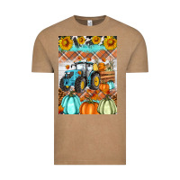 Vintage Coffee fall farm tractor air freshener Vintage Tee - Artiststas