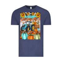 Vintage Denim fall farm tractor air freshener Vintage Tee - Artiststas