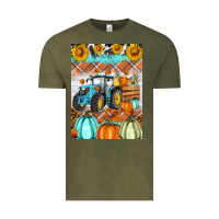 Vintage Olive fall farm tractor air freshener Vintage Tee - Artiststas