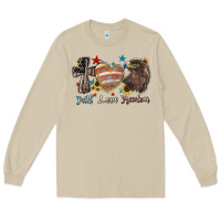 Mushroom faith love freedom usa Long Sleeve Tee - NancyCooperArtShop
