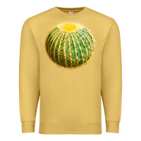 Antique Gold Golden Barrel Cactus Premium Sweatshirt - LillyAllenDesigns