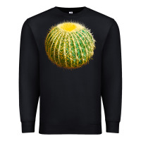Black Golden Barrel Cactus Premium Sweatshirt - LillyAllenDesigns