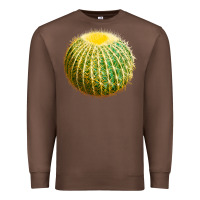 Chestnut Golden Barrel Cactus Premium Sweatshirt - LillyAllenDesigns