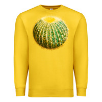Lemon Golden Barrel Cactus Premium Sweatshirt - LillyAllenDesigns