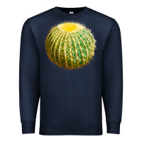 Navy Golden Barrel Cactus Premium Sweatshirt - LillyAllenDesigns