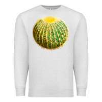 Oatmeal Heather Golden Barrel Cactus Premium Sweatshirt - LillyAllenDesigns