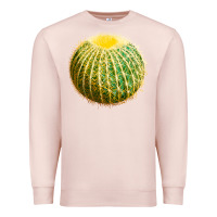 Pale Pink Golden Barrel Cactus Premium Sweatshirt - LillyAllenDesigns