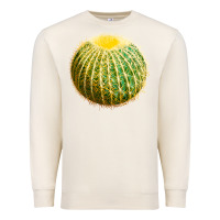 Sandshell Golden Barrel Cactus Premium Sweatshirt - LillyAllenDesigns