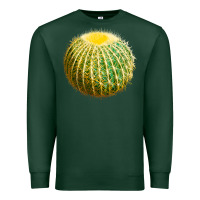 Sports Green Golden Barrel Cactus Premium Sweatshirt - LillyAllenDesigns