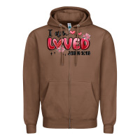 Chestnut i am loved john 3 16 Zipper Hoodie - MaliasSmallBusiness