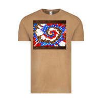 Vintage Camel usa tie dye Vintage Tee - AdoDesignShop