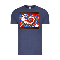 Vintage Denim usa tie dye Vintage Tee - AdoDesignShop