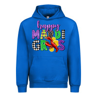 Cobalt happy mardi gras Urban Hoodie - CowGirlArtShop