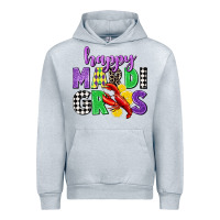 Heather Grey happy mardi gras Urban Hoodie - CowGirlArtShop
